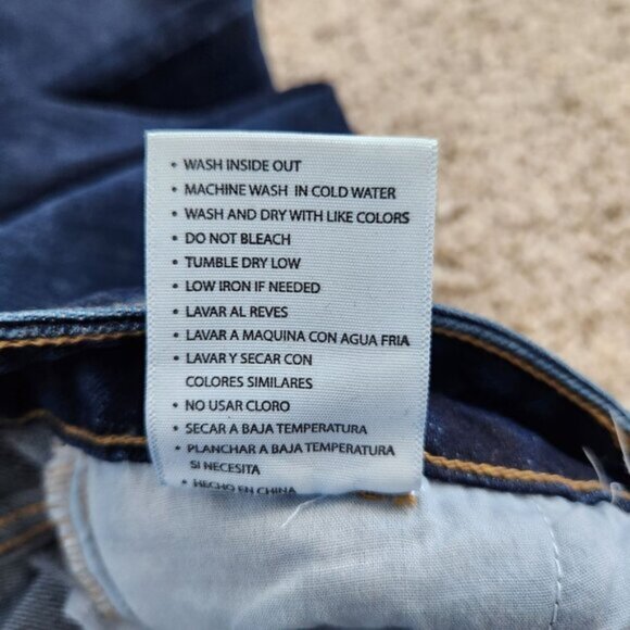 Kancan High Rise Dark Wash Blue Jeans - Picture 6 of 9